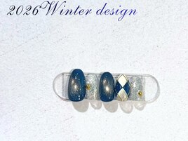 上品煌めき2026冬限定美爪ネイル