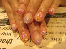 ラヴュール(LA Beaull)/リーフの形のホログラム¥7990