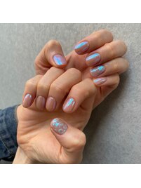 オーロラアニマルネイル☆