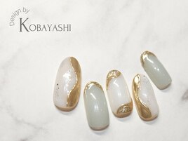 ミラーゴールド×春色パステル