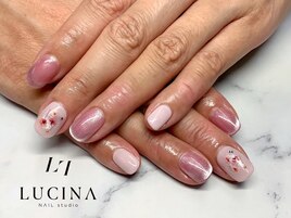 Hー298桜マグネットネイル