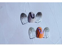 ブリオン 六本松店(Bullion)/ハロウィンラインネイル