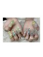 ドリームネイル 綾瀬店(Dream Nail)&nbsp;派手派手ロングネイル♪