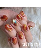 スマイル ネイル ラボラトリー(Smile nail laboratory)/#べっ甲ネイル