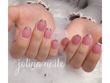 ジョリーナ ネイルズ 鶴見(Jolina Nails)/ガラスフレンチ　