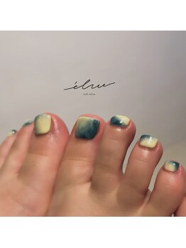 エルヴェ(elve)/foot nail design