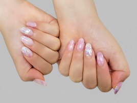 あじさいネイル　￥9,900