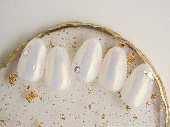 ホワイトネイル 難波店(WHITE NAIL)/ユニコーン/偏光/ワンカラー