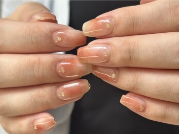 エティル(Etel atelier)/桃ネイル/ちゅるんネイル