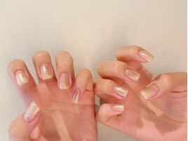 ニュアンスネイル/秋デザイン