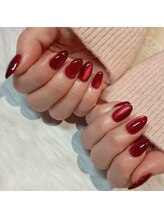 エーネイルサロン プラーカ本店(A-Nail Salon)/赤フラッシュマグネットネイル