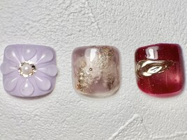フット親指アート　¥8,000