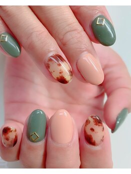 ネイルサロン ティアラリュクス 市川北口店(Tiara Luxe)/べっ甲ネイル