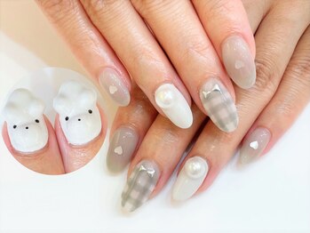 ネイルコレクション ピンク(Nail Collection Pink)/ジェル定額￥9990★くまちゃん