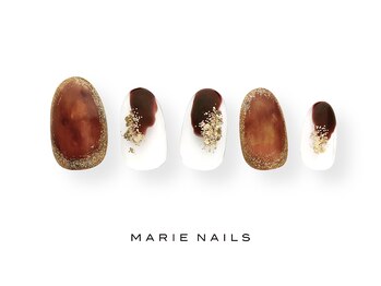 マリー ネイルズ いわきラトブ店(MARIE NAILS)/定額5,500円税込 ブラウン 0210a
