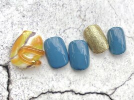 フットネイル×ニュアンス