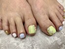 パステルフットネイル