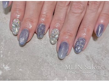 マインサロン(MEIN Salon)/マグネット×キルティングネイル