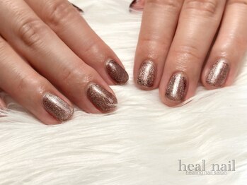 ヒールネイル(heal nail)/brownマグネット~