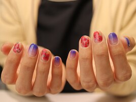 フラワーアートネイル