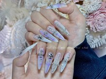 レアネイル 渋谷店(Le’a nail)/クロムハーツ☆手書き