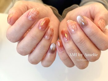 アミ バイ アメリ(AMI by Amelie)/チェックネイル:mikako