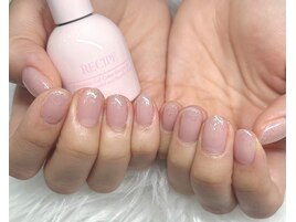 先端ラメネイル/シンプルネイル
