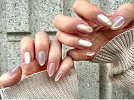 ミラー×マグネットネイル☆