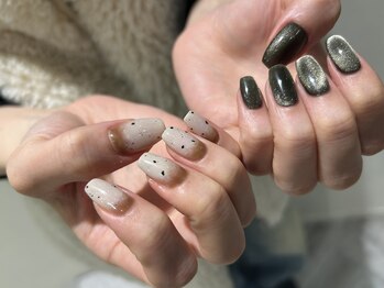 エミュネイル 関内(emunail)/アシメニュアンスデザイン