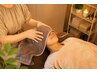 【再来人気】よもぎ蒸し45分×ヘッドスパ45分（足湯付）