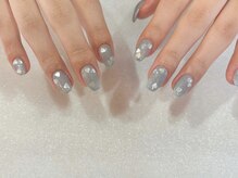 アルティノ ネイル ガーデン(altino nail garden)/ガーリー/ハート/韓国ネイル