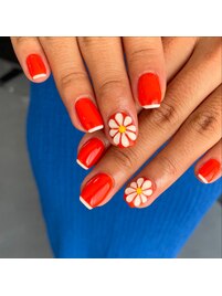 ぷっくりお花アート＊