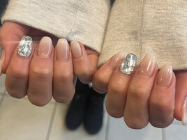 キラキラ埋め尽くしnail