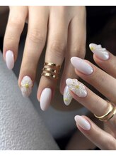 ヘブン ネイル 鶯谷(HEAVEN Nail)/3Dアートネイルとチャーム付き