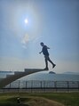 れんげ鍼灸整骨院&nbsp;愛媛県の水族館にて面白い階段があったのでバランスを取ってみた