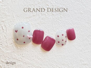 グランドデザイン 大垣店(GRAND DESIGN)/幸せのハートみっけNail