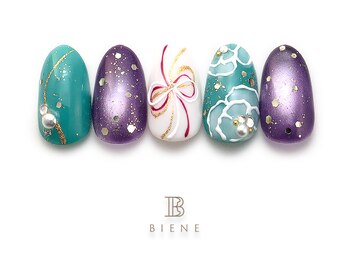 ビーネ 品川 高輪店(BIENE)/2026年新春ネイル(成人式)-12