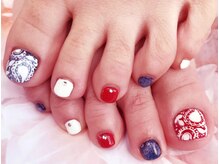 フラッシュネイル フレンテ西宮店/フット☆デザインコ-ス◇