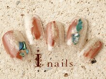 アイネイルズ 町田店(I nails)/クリア塗りかけシェル6480円
