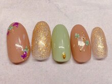 リボン 佐野店(Ribbon)/3月4月定額Design &nbsp;押し花