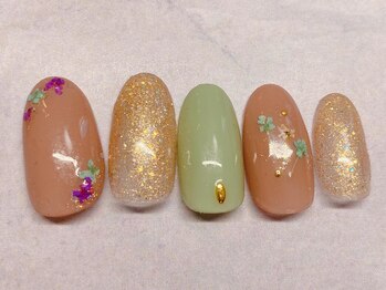 3月4月定額Design 押し花