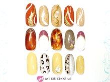 アンドシュシュネイル(&CHOU CHOU nail)/10月新作定額￥７９８０