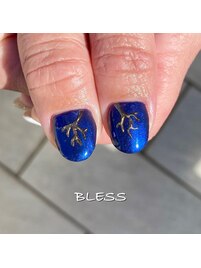 つの　クリスマスネイル