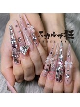 クロスネイル(CROSS nail)/キラキラピンクスカルプ