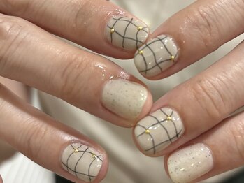 コダサンマルハチ(koda 308)/手書きチェックデザイン