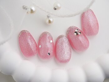 ホワイトネイル 難波店(WHITE NAIL)/マグネット/きらちゅるんネイル