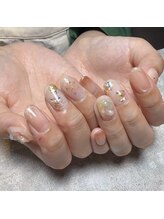 アティックネイルアトリエ(attic nail atelier)/おまかせキラキラネイル