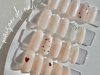 メゾン ド ナリ(maison de NALI)の写真/どんな場面でも好印象♪迷ったらコレ!オフィス系【シンプルアート6500円】季節の新色&デザイン随時登場中◎