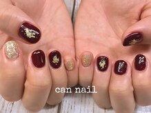 キャンネイル 金山店(Can Nail)/ボルドーネイル♪ホイルアート♪