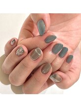 グラマラス プレジール 中野店(glamourous plaisir)/アシメニュアンスネイル